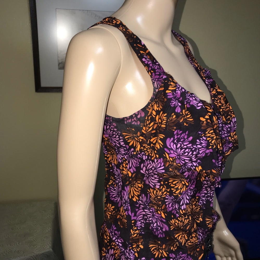 Floral silk top - Picture 6 of 7
